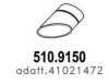 IVECO 41021472 Exhaust Pipe